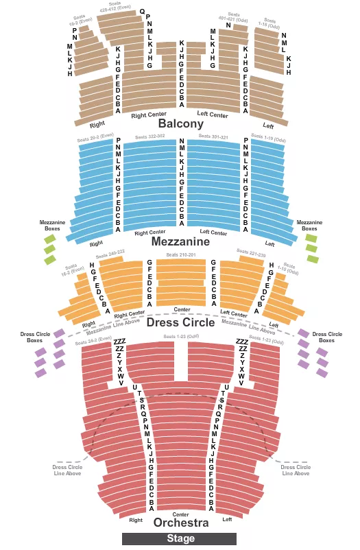 ENDSTAGE 2 Seating Map Seating Chart