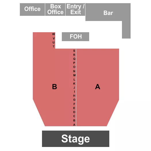 ENDSTAGE 2 Seating Map Seating Chart