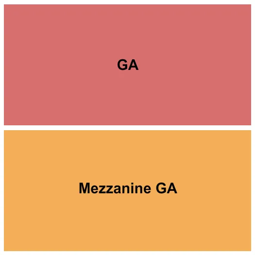 GA MEZZANINE Seating Map Seating Chart