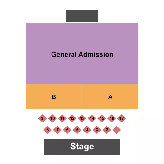 TABLES GA Seating Map Seating Chart