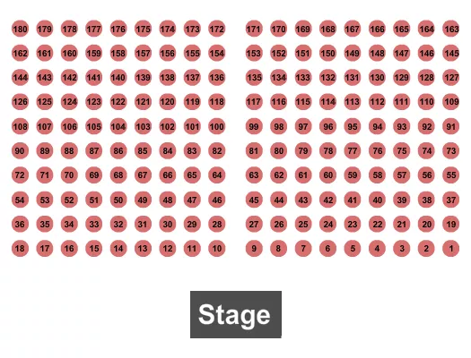 TABLES Seating Map Seating Chart