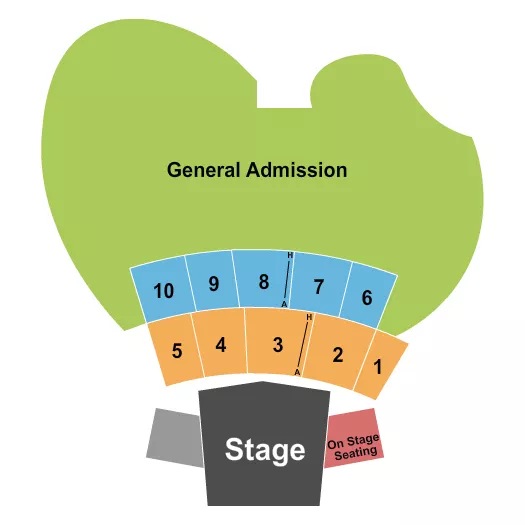 ENDSTAGE 4 Seating Map Seating Chart