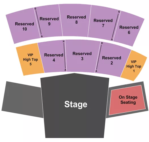 ENDSTAGE RSV TABLES Seating Map Seating Chart