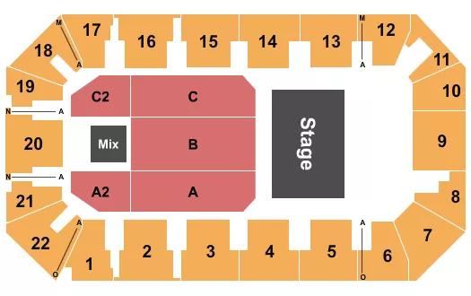 HALF HOUSE 2 Seating Map Seating Chart