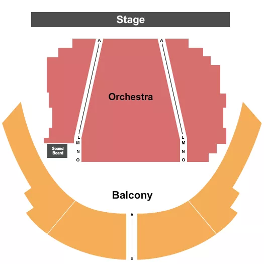 ENDSTAGE Seating Map Seating Chart