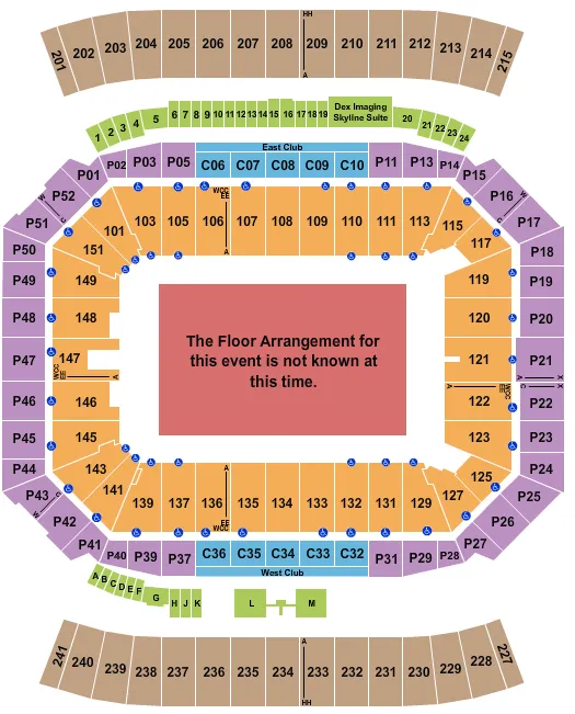 GENERIC FLOOR Seating Map Seating Chart