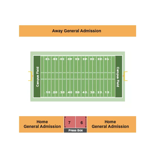 FOOTBALL 2 Seating Map Seating Chart