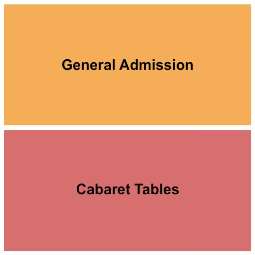 GA CABARET TABLES Seating Map Seating Chart