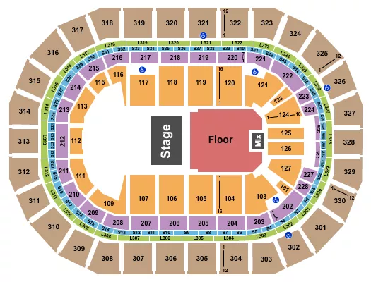 HALF HOUSE RESERVED FLOOR Seating Map Seating Chart