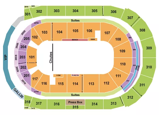 PBR1 Seating Map Seating Chart