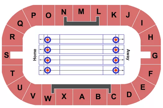 CURLING Seating Map Seating Chart