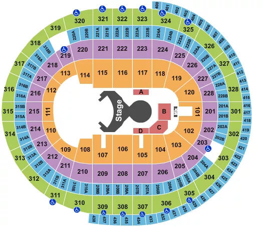 CIRQUE DU SOLEIL Seating Map Seating Chart