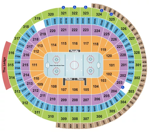 HOCKEY Seating Map Seating Chart