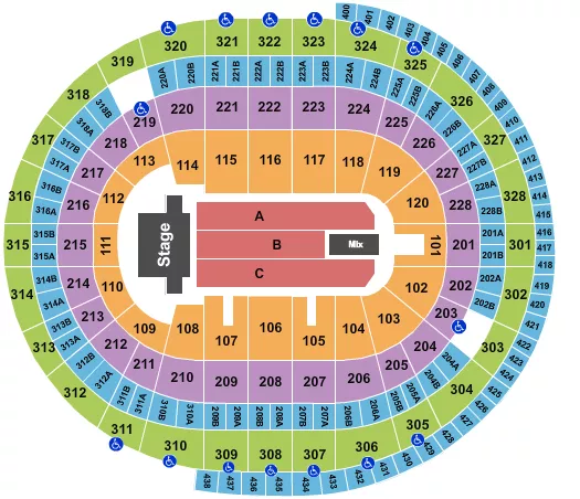 TSO Seating Map Seating Chart