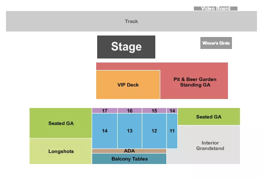 CONCERTS 4 Seating Map Seating Chart