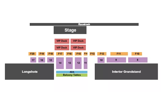 CONCERTS 2 Seating Map Seating Chart