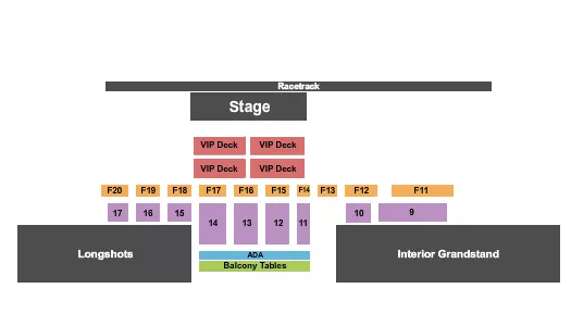 CONCERTS 3 Seating Map Seating Chart