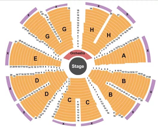 FULL HOUSE Seating Map Seating Chart
