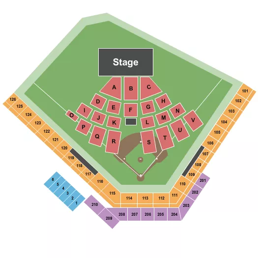 CONCERT 2 Seating Map Seating Chart