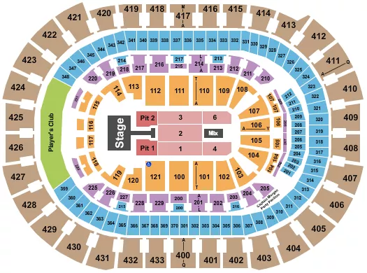 KELSEA BALLERINI Seating Map Seating Chart