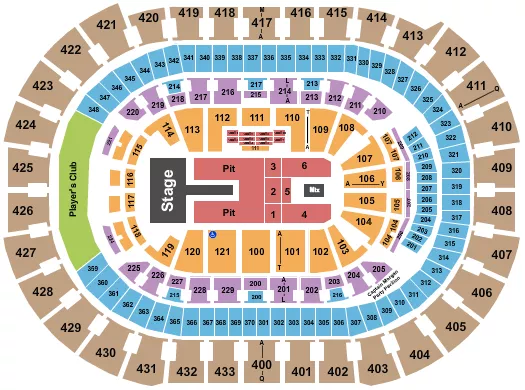 LAUFEY Seating Map Seating Chart