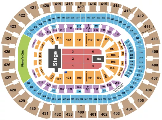 TSO 1 Seating Map Seating Chart