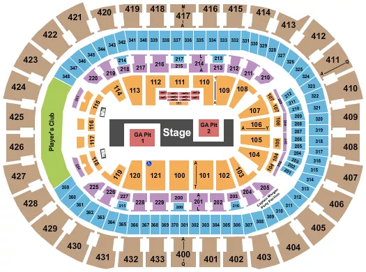 TWICE Seating Map Seating Chart