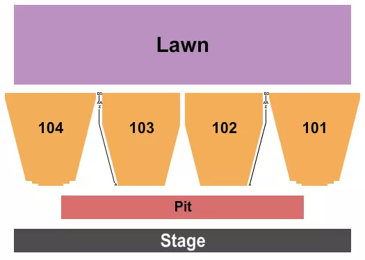 ENDSTAGE PIT Seating Map Seating Chart