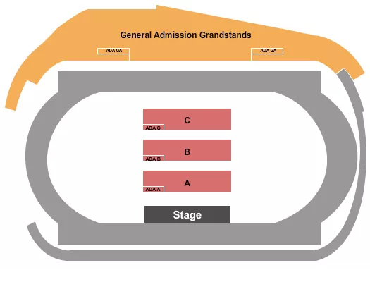 CONCERT Seating Map Seating Chart