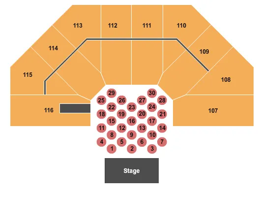 HEATHER MCDONALDS Seating Map Seating Chart