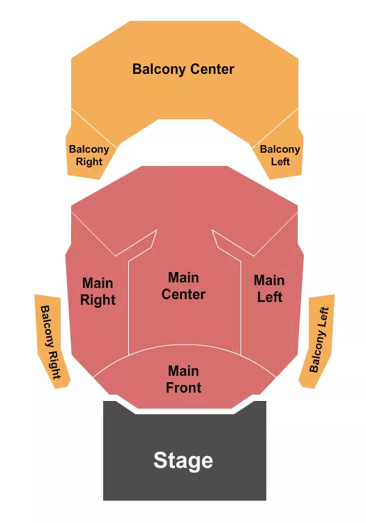 ENDSTAGE 2 Seating Map Seating Chart