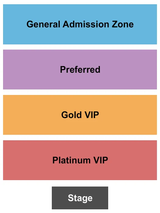 FUNK FEST Seating Map Seating Chart