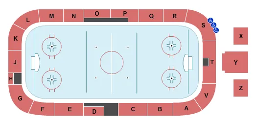 HOCKEY 2019 20 Seating Map Seating Chart