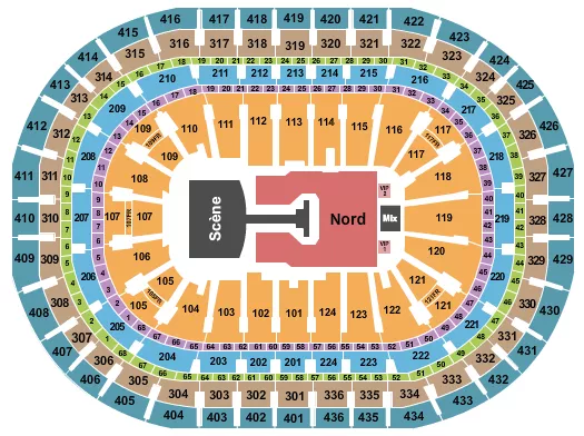 JONAS BROTHERS Seating Map Seating Chart