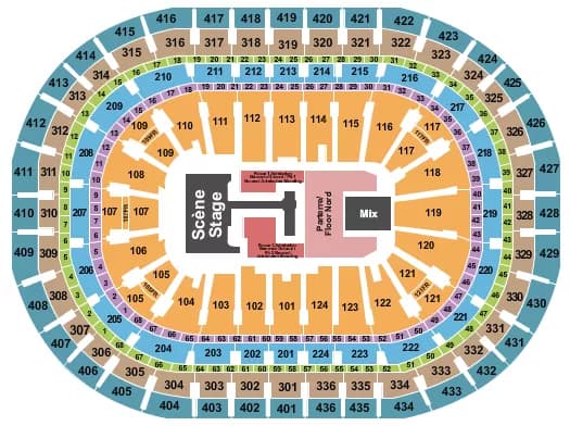TEDDY SWIMS Seating Map Seating Chart