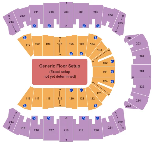 GENERIC FLOOR Seating Map Seating Chart