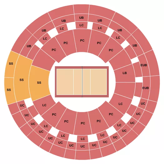 VOLLEYBALL Seating Map Seating Chart