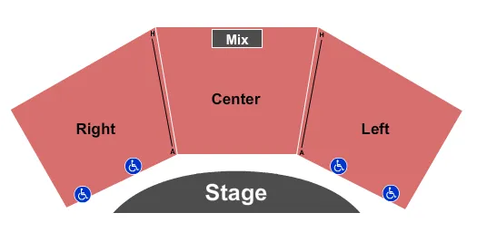 ENDSTAGE Seating Map Seating Chart