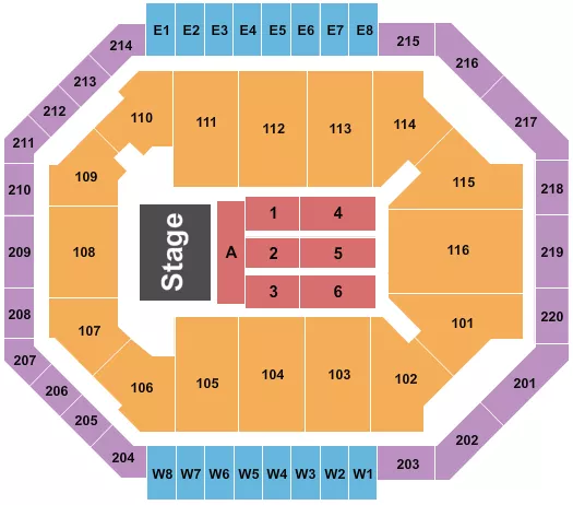 LIL WAYNE Seating Map Seating Chart