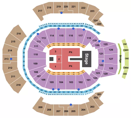 LAUFEY Seating Map Seating Chart