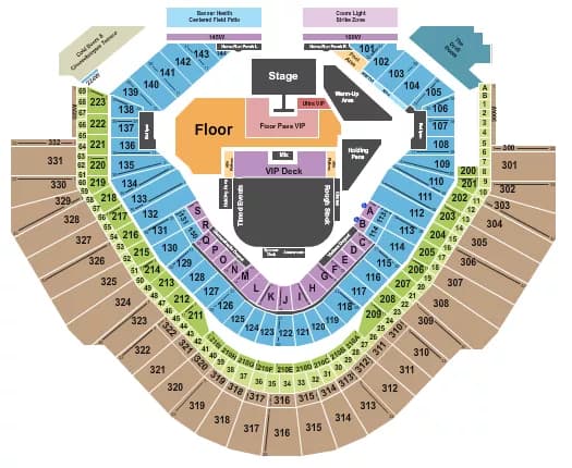 HONDO RODEO FEST 2 Seating Map Seating Chart