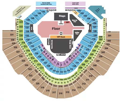 HONDO RODEO FEST Seating Map Seating Chart