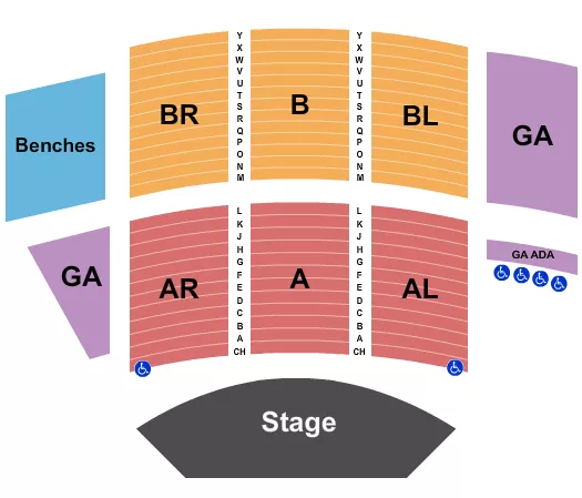 ENDSTAGE 3 Seating Map Seating Chart