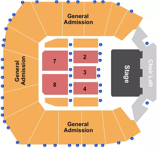 RSV 2 4 7 8 GA 2 Seating Map Seating Chart