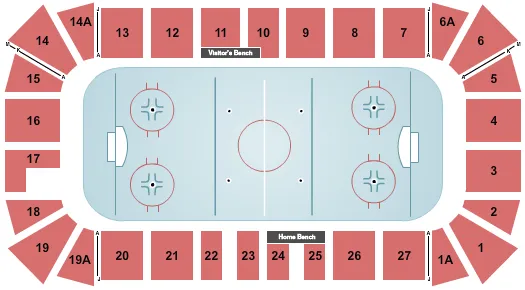 HOCKEY Seating Map Seating Chart