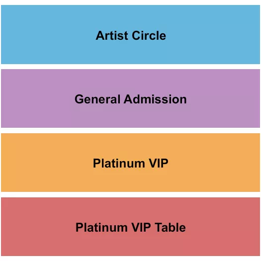 GA PLATINUM VIP TABLE PLATINUM VIP Seating Map Seating Chart