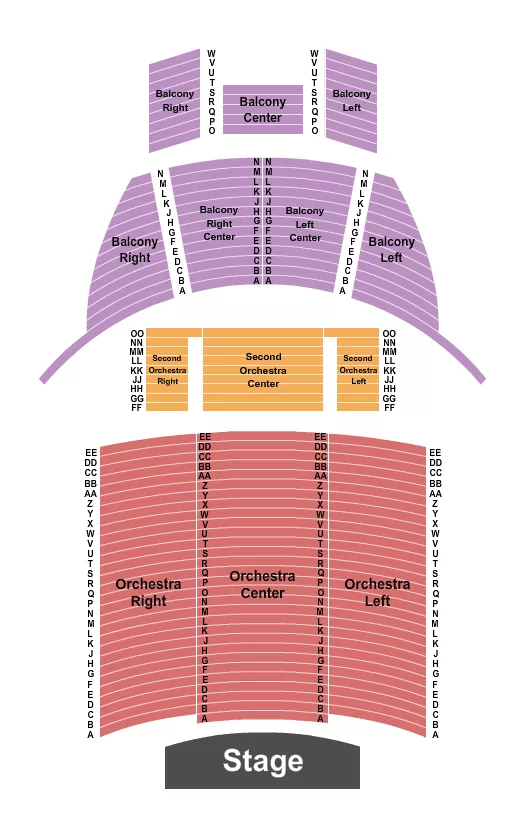 ENDSTAGE 2 Seating Map Seating Chart