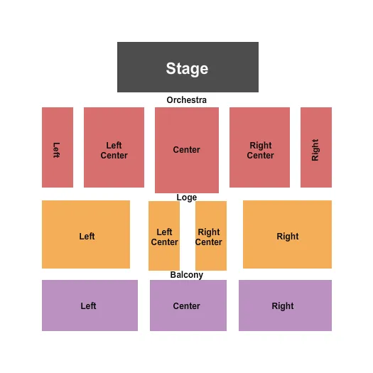 ENDSTAGE 2 Seating Map Seating Chart