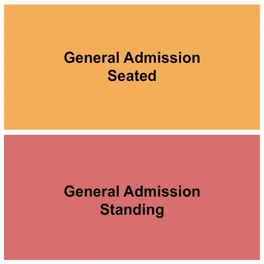 GA SEATED STANDING Seating Map Seating Chart