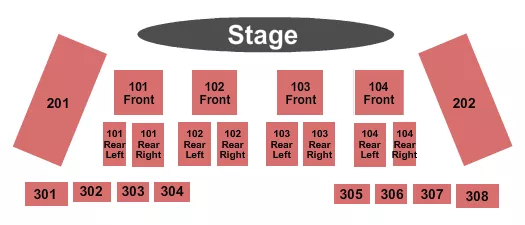 CHRISTIAN LIFE ASSEMBLY PA END STAGE Seating Map Seating Chart